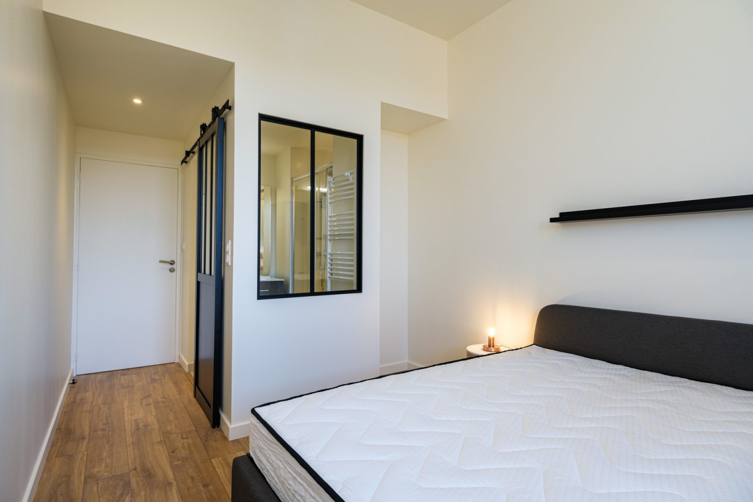 Vue d'une chambre en coliving