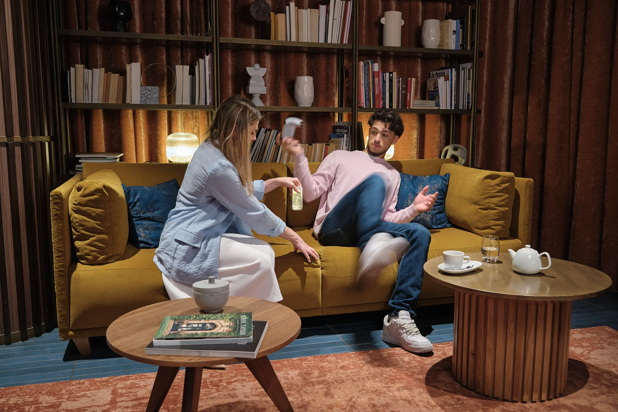 Photo de mise en situation Numissima au salon de l'Hôtel Burdigala à Bordeaux